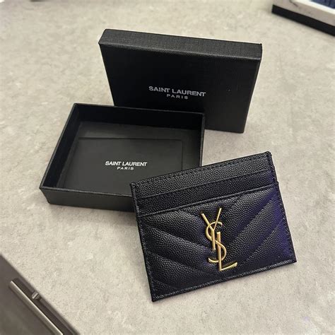 ysl card holder fake